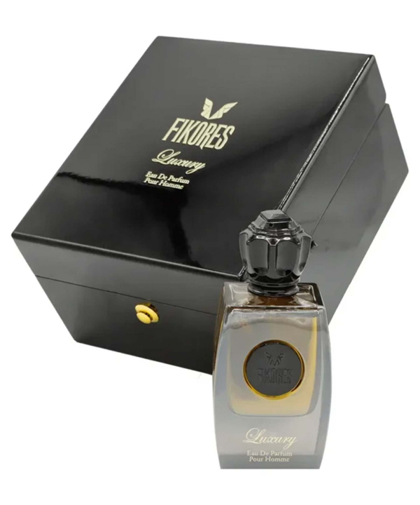 ادوپرفیوم مردانه فیکورس Fikores مدل Luxury Black حجم 80 میلی‌لیتر