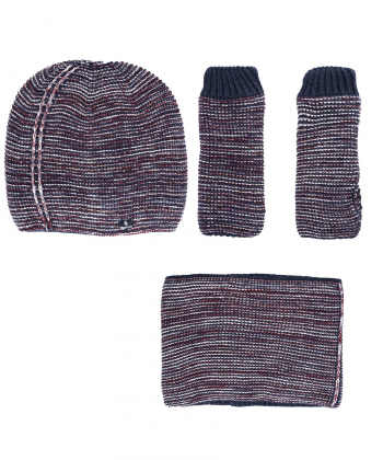 ست کلاه و شال گردن و دستکش زنانه تارتن Tartan کد 81331113123