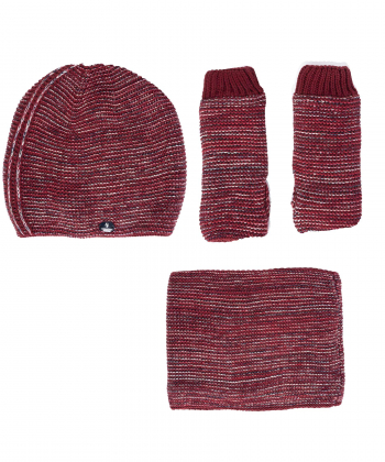 ست کلاه و شال گردن و دستکش زنانه تارتن Tartan کد 81331113123