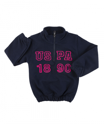ست سویشرت و شلوار دخترانه یو اس پولو کیدز US Polo Kids کد 5084A1