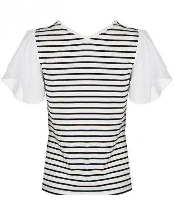 تیشرت یقه هفت زنانه جین وست Jeanswest