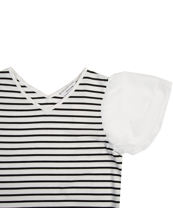 تیشرت یقه هفت زنانه جین وست Jeanswest