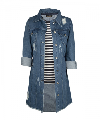 مانتو جین زنانه سرژه Serge