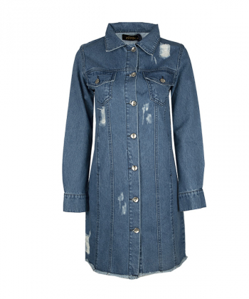 مانتو جین زنانه سرژه Serge