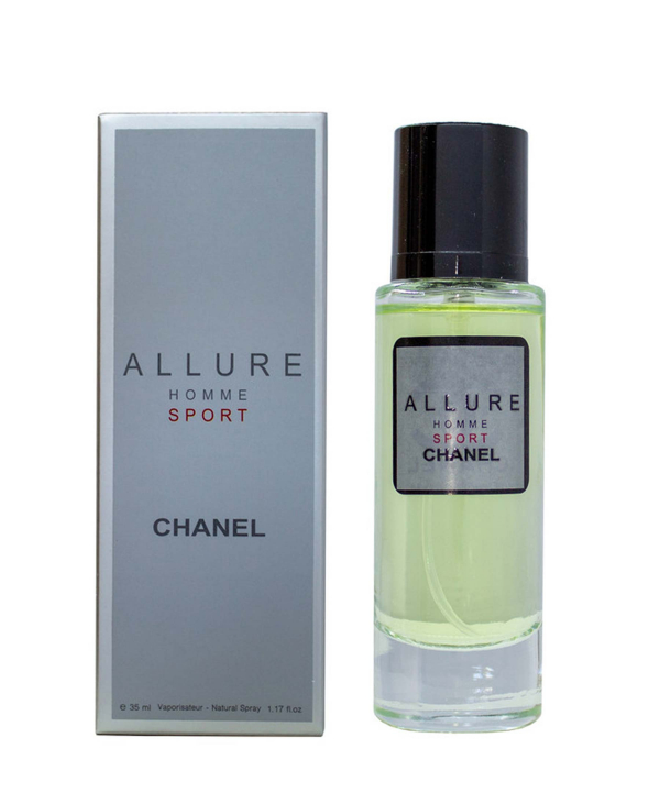 عطر جیبی مردانه پرستیژ Prestige مدل Allure Sport Chanel حجم 35 میلی‌لیتر