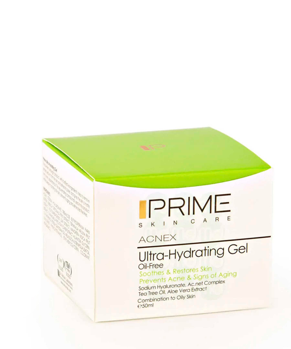 ژل آبرسان قوی پریم Prime مناسب پوست چرب حجم 50 میلی‌لیتر