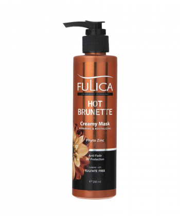 کرم پمپی فولیکا FULICA تقویت کننده و ترمیم کننده موهای قهوه ای و مشکی مدل Hot Brunette