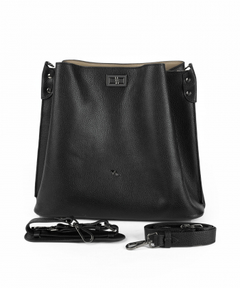 کیف دوشی چرم طبیعی زنانه چرم مشهد مدل S0895