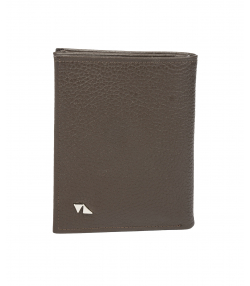 کیف پول مردانه چرم طبیعی چرم مشهدMashad leather مدل D5506 - مشکی