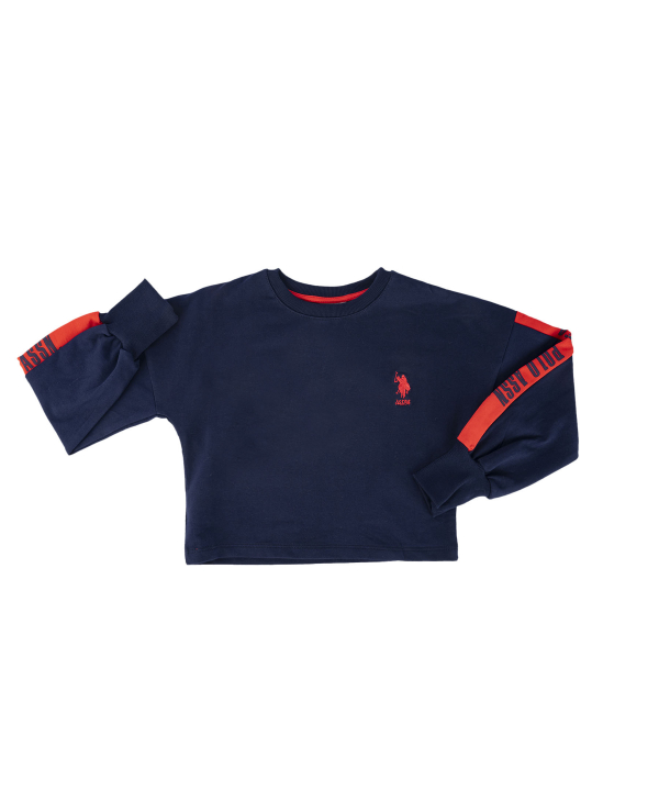 ست سویشرت و شلوار دخترانه یو اس پولو کیدز US Polo Kids کد 4032A5