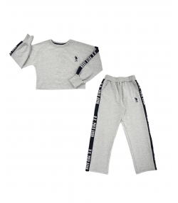 ست سویشرت و شلوار دخترانه یو اس پولو کیدز US Polo Kids کد 4032A5