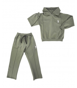 ست سویشرت و شلوار دخترانه یو اس پولو کیدز US Polo Kids کد 5052A1
