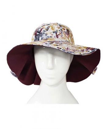 کلاه ساحلی زنانه تارتن مدل 214