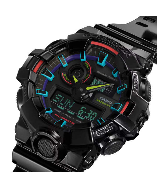 ساعت مچی عقربه‌ای مردانه کاسیو Casio مدل GA-700RGB-1ADR