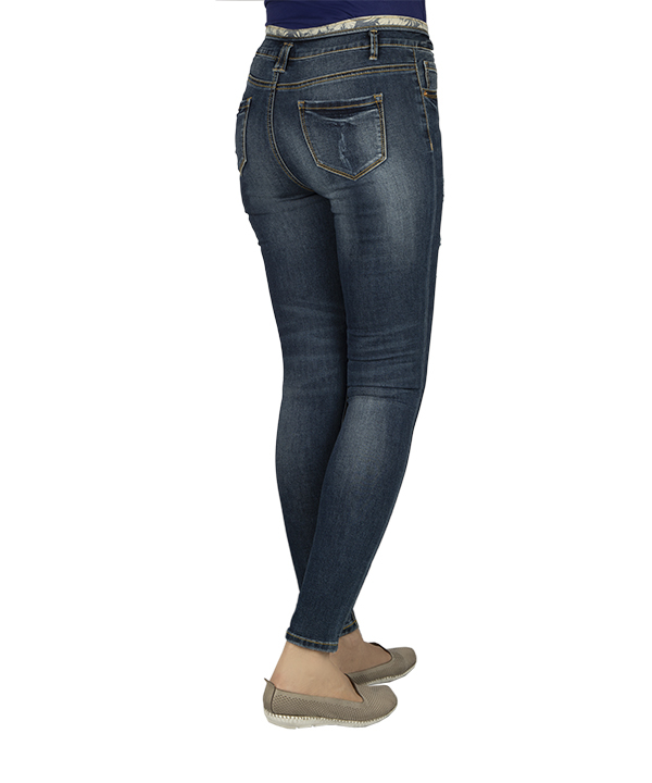  جدیدترین شلوارجین زنانه  جذب زاپ ‌دار جین وست Jeanswest