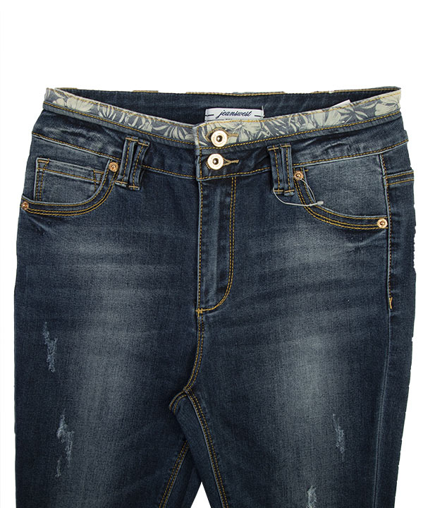  جدیدترین شلوارجین زنانه  جذب زاپ ‌دار جین وست Jeanswest