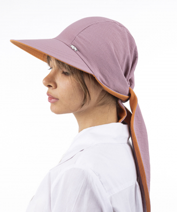 کلاه ساحلی زنانه تارتن مدل 110