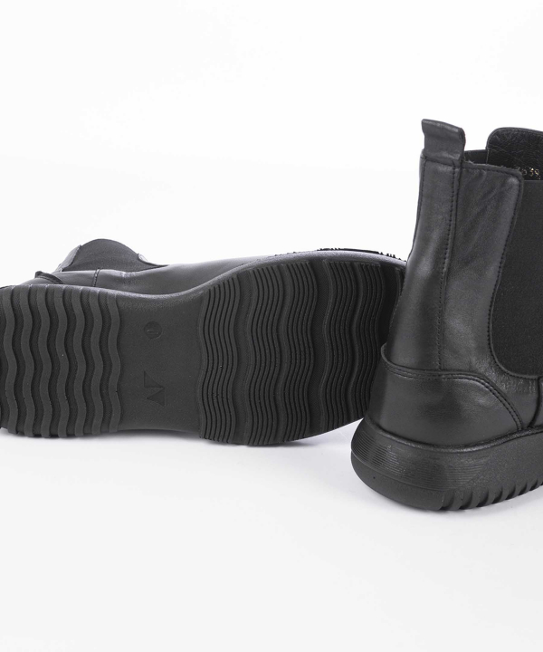 نیم بوت زنانه چرم طبیعی چرم مشهد Mashad Leather کد J2638