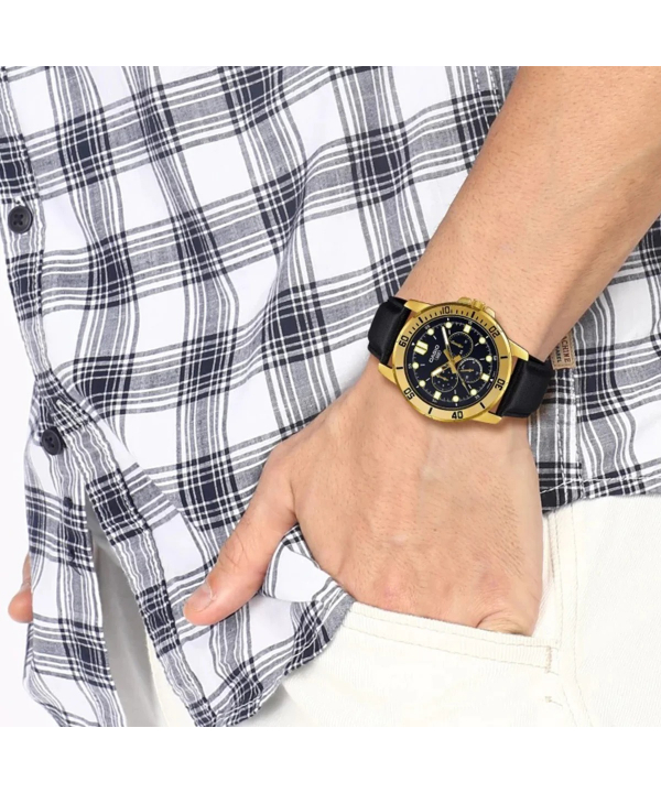ساعت مچی عقربه‌ای مردانه کاسیو Casio مدل MTP-VD300GL-1EUDF