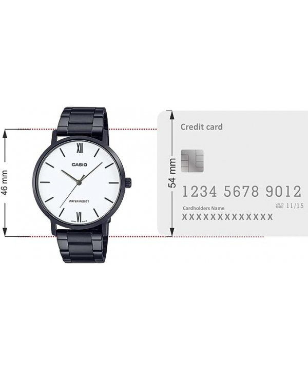 ساعت مچی عقربه‌ای مردانه کاسیو Casio مدل MTP-VT01B-7BUDF