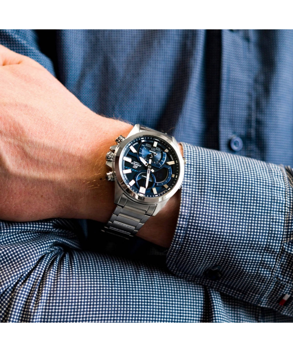 ساعت مچی عقربه‌ای مردانه کاسیو Casio مدل ECB-30D-2ADF