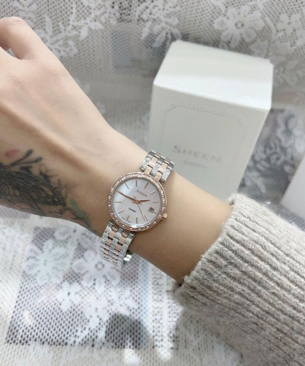 ساعت مچی عقربه ای زنانه کاسیو Casio مدل SHE-4060SG-7A