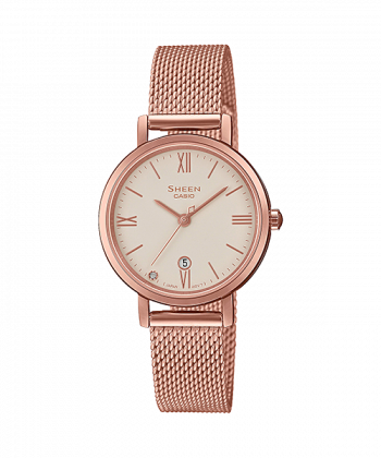 ساعت مچی عقربه ای زنانه کاسیو Casio مدل SHE-4540CGM-4AUDF