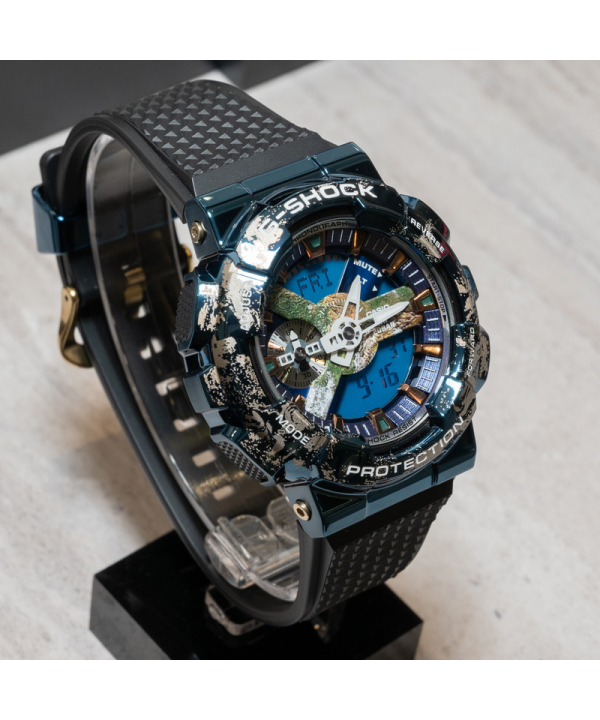 ساعت مچی عقربه‌ای مردانه کاسیو Casio مدل GM-110EARTH-1ADR