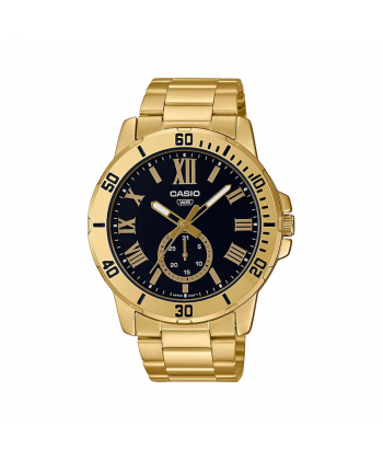 ساعت مچی عقربه ای مردانه کاسیو Casio مدل MTP-VD200G-1BUDF