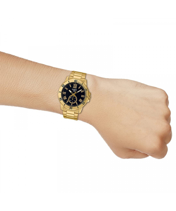 ساعت مچی عقربه‌ای مردانه کاسیو Casio مدل MTP-VD200G-1BUDF