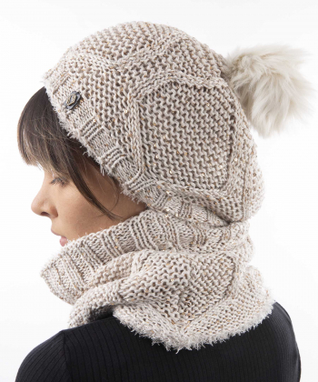 ست کلاه و شال گردن تارتن Tartan مدل 233100604