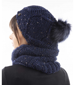 ست کلاه و شال گردن تارتن Tartan مدل 233100604
