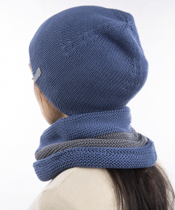 ست کلاه و شال گردن تارتن Tartan مدل 241200103