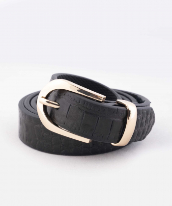 کمربند چرم طبیعی زنانه منط مدل R124