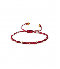دستبند طلا بافت ده گوی کیا گالری Kia Gallery کد BSH179