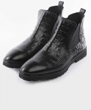 نیم بوت مردانه چرم طبیعی منط Mante کد K180