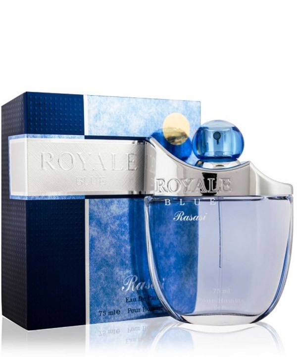 ادوپرفیوم مردانه رصاصی Rasasi مدل Royale Blue حجم 75 میلی‌لیتر