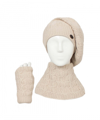 ست کلاه و شال گردن و دستکش تارتن Tartan مدل 332113600