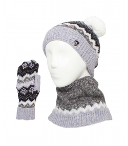 ست کلاه و شال گردن و دستکش تارتن Tartan مدل 333015501