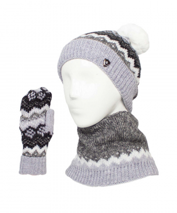 ست کلاه و شال گردن و دستکش تارتن Tartan مدل 333015501