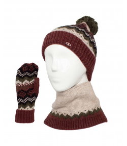 ست کلاه و شال گردن و دستکش تارتن Tartan مدل 333015501