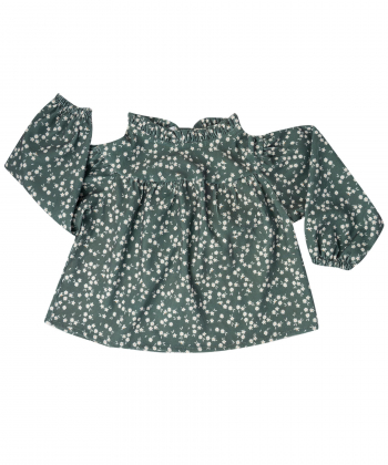 بلوز نخ پنبه دخترانه ملورینا مدل am-ml-7136