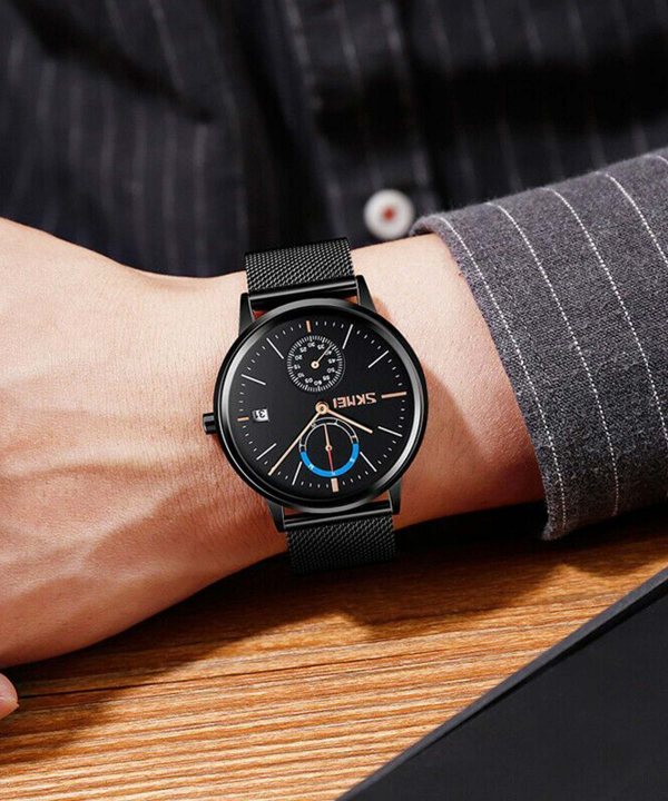 ساعت مچی عقربه‌ای مردانه اسکیمی Skmei مدل 9182Black