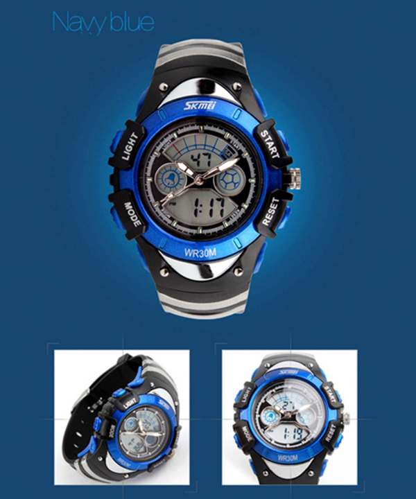 ساعت مچی عقربه‌ای مردانه اسکیمی Skmei مدل 0998blue
