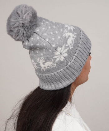 کلاه بافت زمستانی زنانه نوولاشال Novella Shawl کد 66042