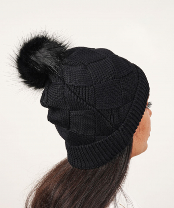 کلاه بافت زنانه نوولاشال Novella Shawl کد 66023