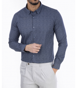 پیراهن مردانه کافه شرت Cafe Shirt کد 1039