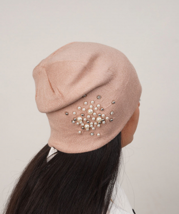 کلاه مرواریدی زنانه نوولاشال Novella Shawl کد 66011