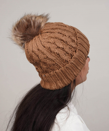 کلاه بافت زنانه نوولاشال Novella Shawl کد 66019