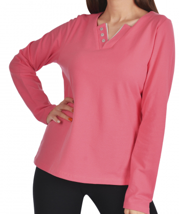 تیشرت آستین بلند زنانه ناربن Narbon مدل ترنج